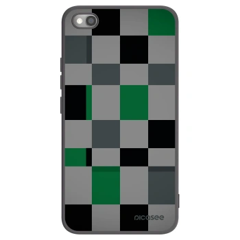 Picasee Xiaomi Redmi Note 11S 5G Hülle - Schwarzes Silikon - Block Grid