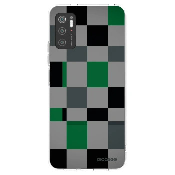 Picasee Xiaomi Poco M3 Pro 5G Hülle - Transparentes Silikon - Block Grid