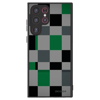 Picasee ULTIMATE CASE für Samsung Galaxy S22 Ultra 5G - Block Grid