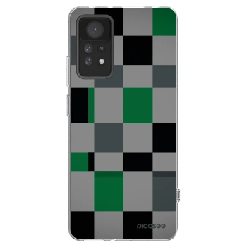 Picasee Xiaomi Redmi Note 11 Pro 5G Hülle - Transparentes Silikon - Block Grid
