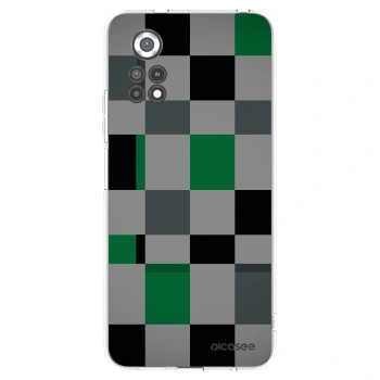 Picasee Xiaomi Poco X4 Pro 5G Hülle - Transparentes Silikon - Block Grid