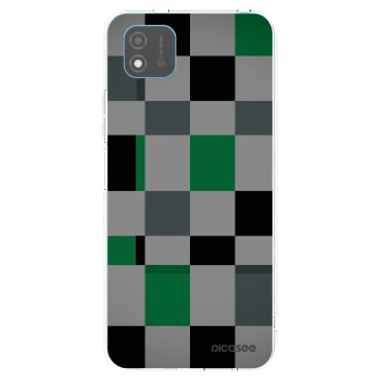 Picasee Realme C11 (2021) Hülle - Transparentes Silikon - Block Grid