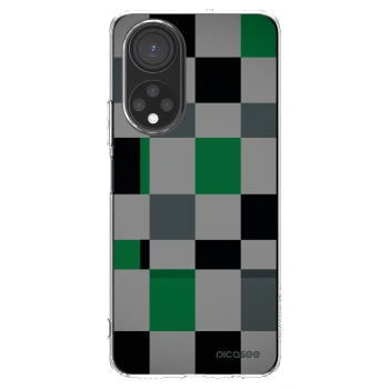 Picasee Honor X7 Hülle - Transparentes Silikon - Block Grid