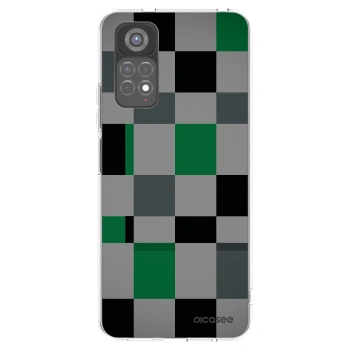 Picasee Xiaomi Redmi Note 11S 5G Hülle - Transparentes Silikon - Block Grid