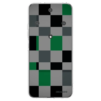 Picasee Honor Magic5 Lite 5G Hülle - Transparentes Silikon - Block Grid