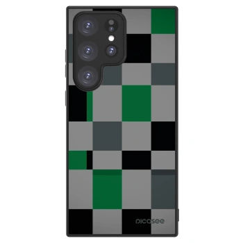 Picasee ULTIMATE CASE PowerShare für Samsung Galaxy S23 Ultra 5G - Block Grid
