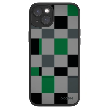 Picasee ULTIMATE CASE MagSafe für Apple iPhone 15 Plus - Block Grid