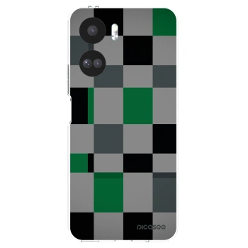 Picasee Honor 90 Lite 5G Hülle - Transparentes Silikon - Block Grid