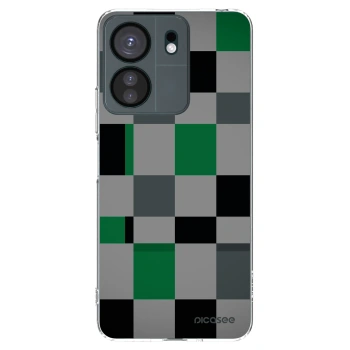 Picasee Xiaomi Redmi 13C 4G Hülle - Transparentes Silikon - Block Grid