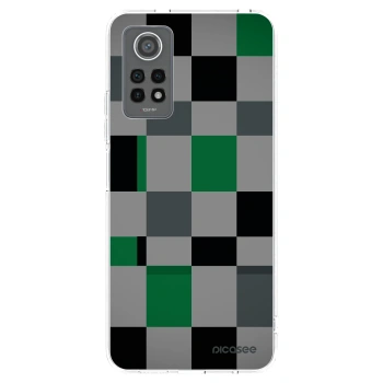 Picasee Xiaomi Redmi Note 12 Pro 4G Hülle - Transparentes Silikon - Block Grid