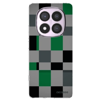 Picasee Xiaomi Redmi Note 14 Pro 5G Hülle - Transparentes Silikon - Block Grid