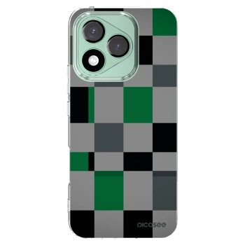 Picasee Honor 400 Lite 5G Hülle - Transparentes Silikon - Block Grid