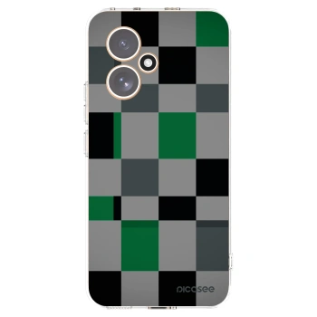 Picasee Honor 400 5G Hülle - Transparentes Silikon - Block Grid