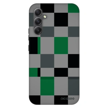 Hülle für Samsung Galaxy A34 5G A346B - Block Grid