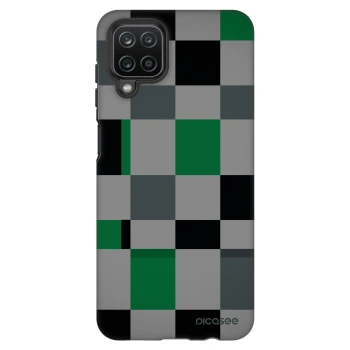 Hülle für Samsung Galaxy A12 A125F - Block Grid