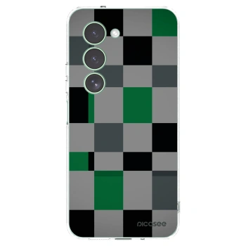 Picasee Xiaomi Redmi 15 5G Hülle - Transparentes Silikon - Block Grid