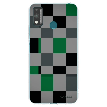 Hülle für Honor 9X Lite - Block Grid