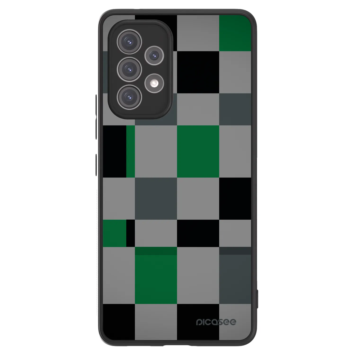 Picasee ULTIMATE CASE für Samsung Galaxy A52 5G A525F - Block Grid