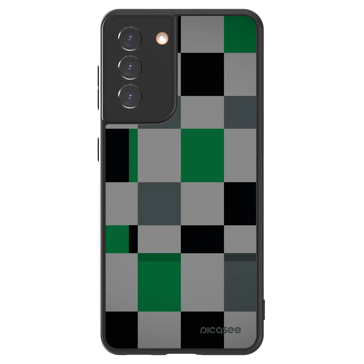 Picasee ULTIMATE CASE für Samsung Galaxy S21 5G G991B - Block Grid