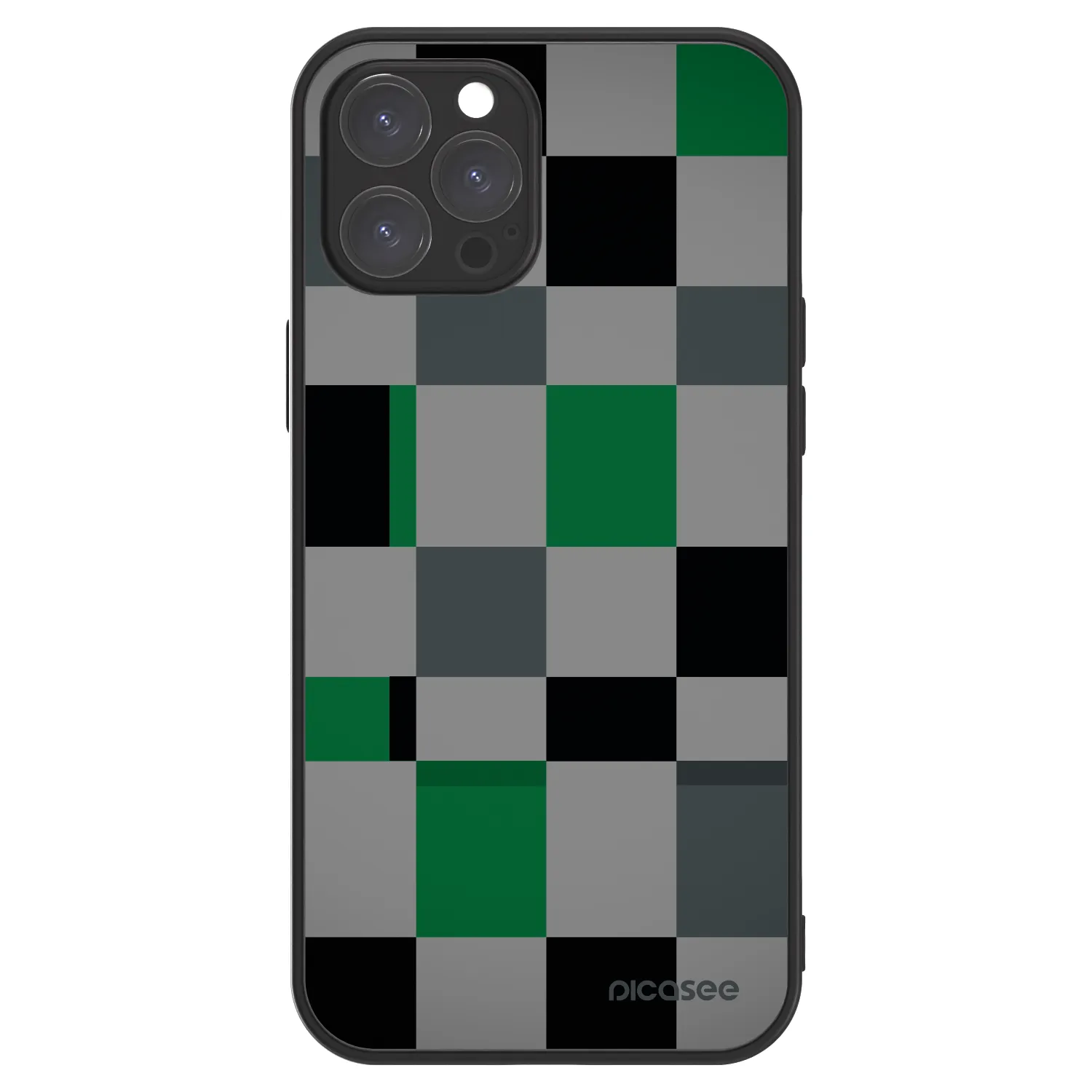 Picasee ULTIMATE CASE MagSafe für Apple iPhone 12 Pro Max - Block Grid