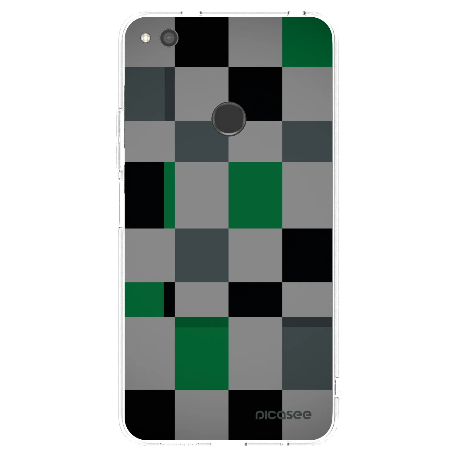 Picasee Huawei Mate 40 Pro Hülle - Transparentes Silikon - Block Grid