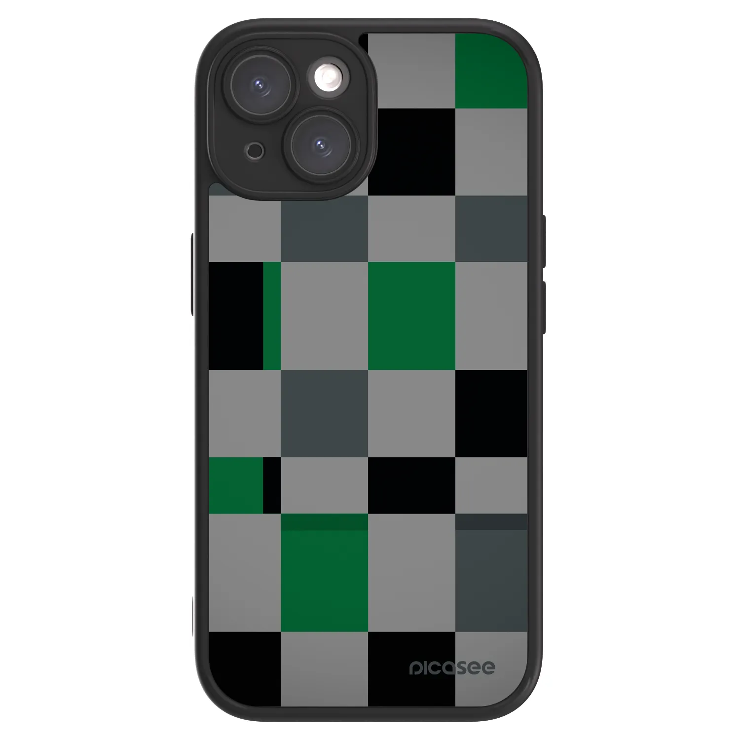Picasee ULTIMATE CASE für Apple iPhone 15 - Block Grid