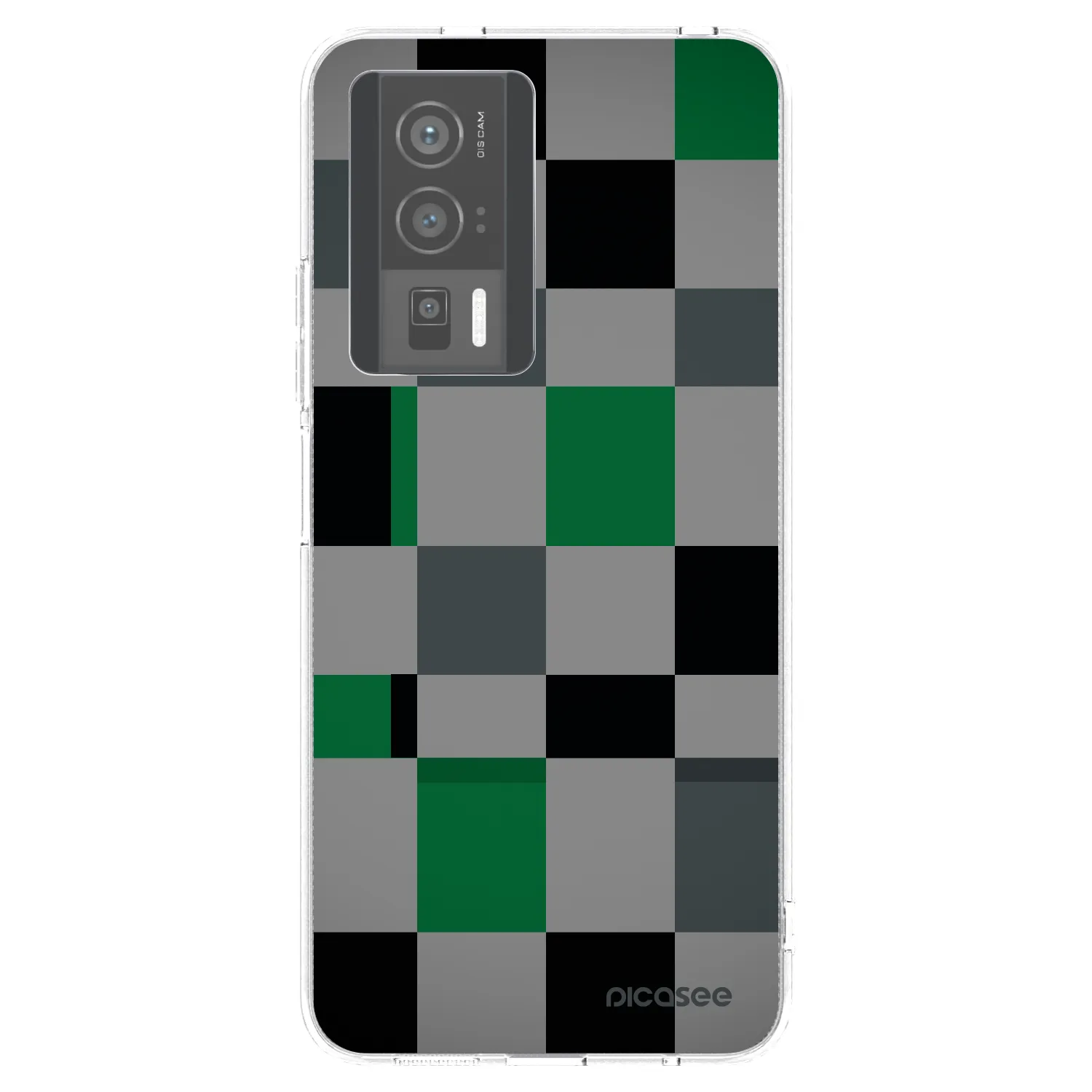 Picasee Xiaomi Poco F5 Pro 5G Hülle - Transparentes Silikon - Block Grid