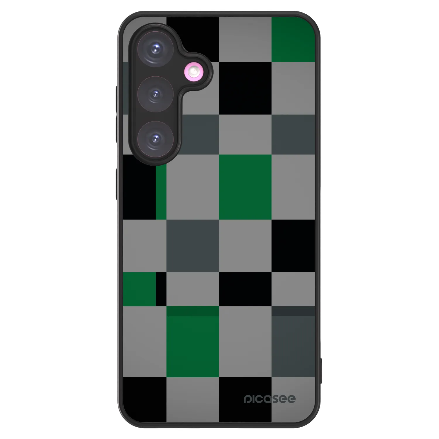 Picasee ULTIMATE CASE PowerShare für Samsung Galaxy S24+ S926B 5G - Block Grid