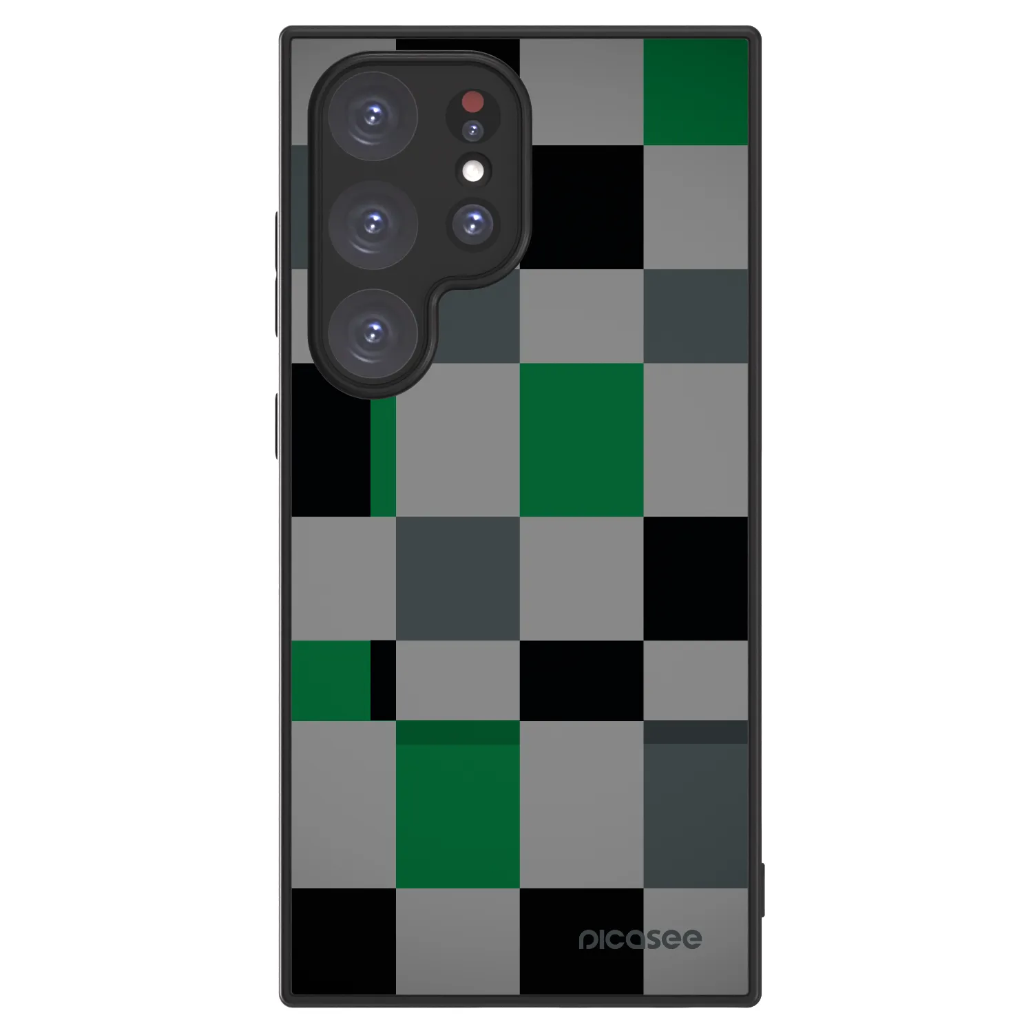 Picasee ULTIMATE CASE für Samsung Galaxy S24 Ultra S928B 5G - Block Grid