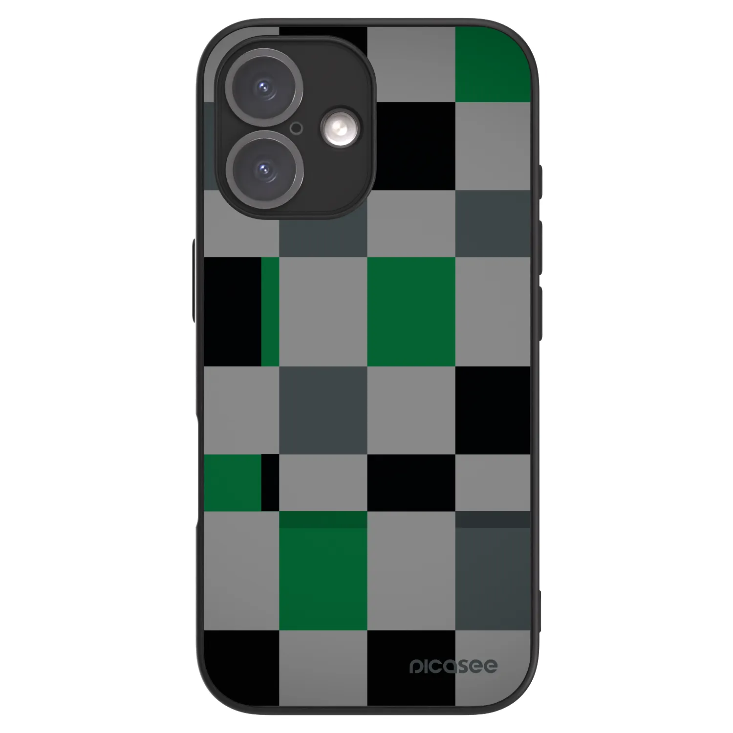 Picasee ULTIMATE CASE MagSafe für Apple iPhone 16 - Block Grid