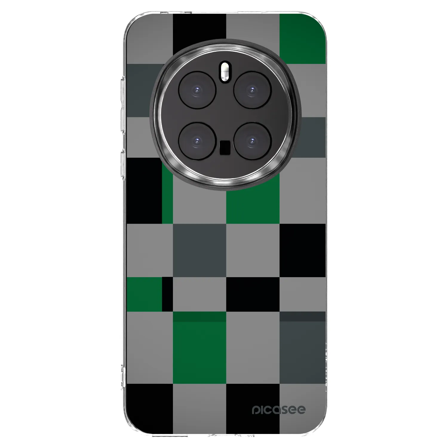 Picasee Honor Magic7 Pro 5G Hülle - Transparentes Silikon - Block Grid