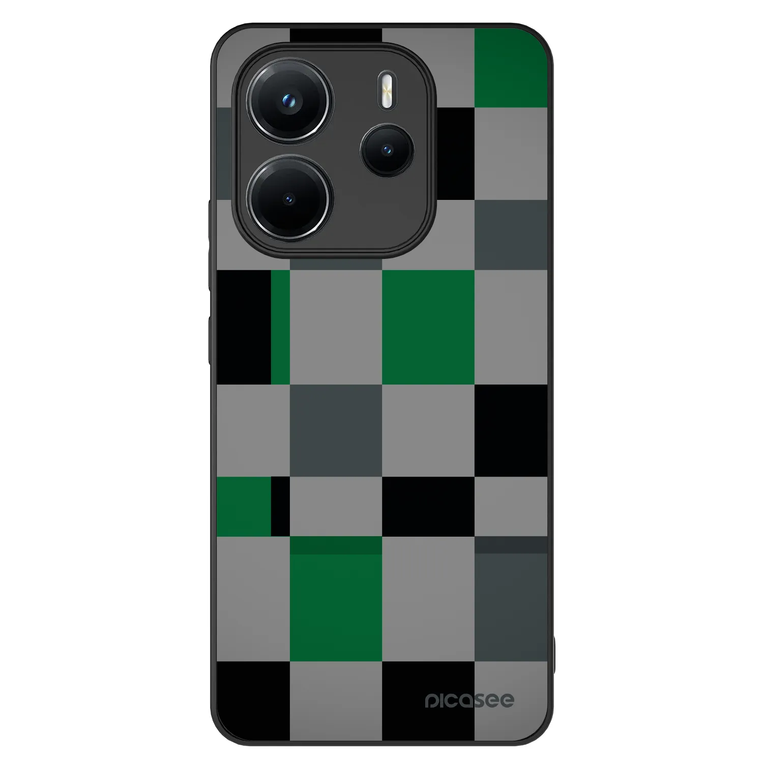 Picasee ULTIMATE CASE für Xiaomi Redmi Note 14 4G - Block Grid