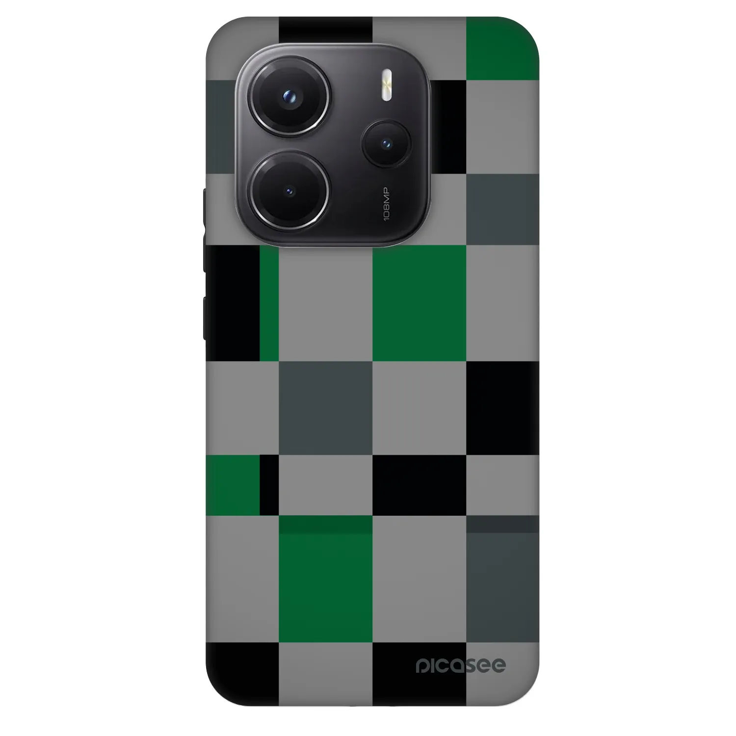 Picasee Fashion Case für Xiaomi Redmi Note 14 5G - Block Grid
