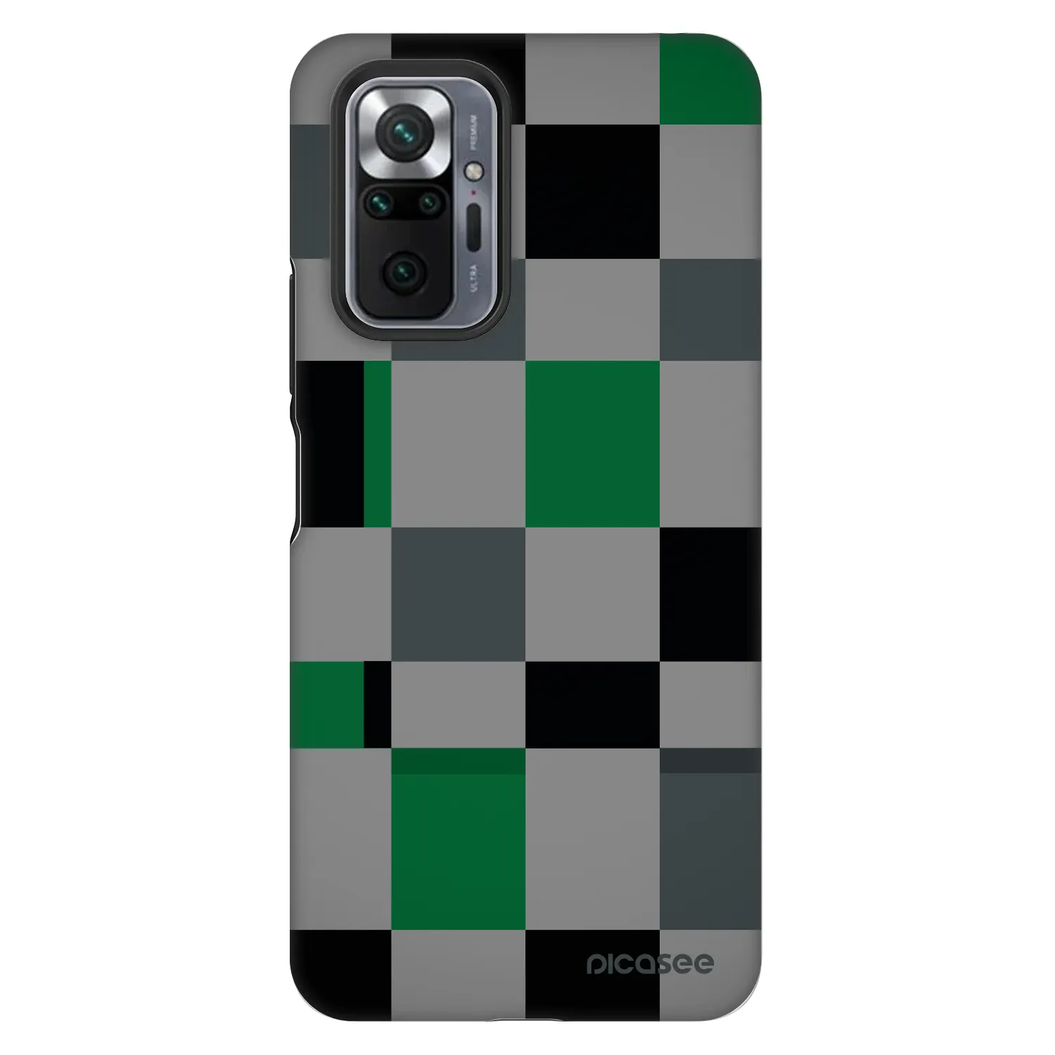Picasee Fashion Case für Xiaomi Redmi Note 10 Pro - Block Grid