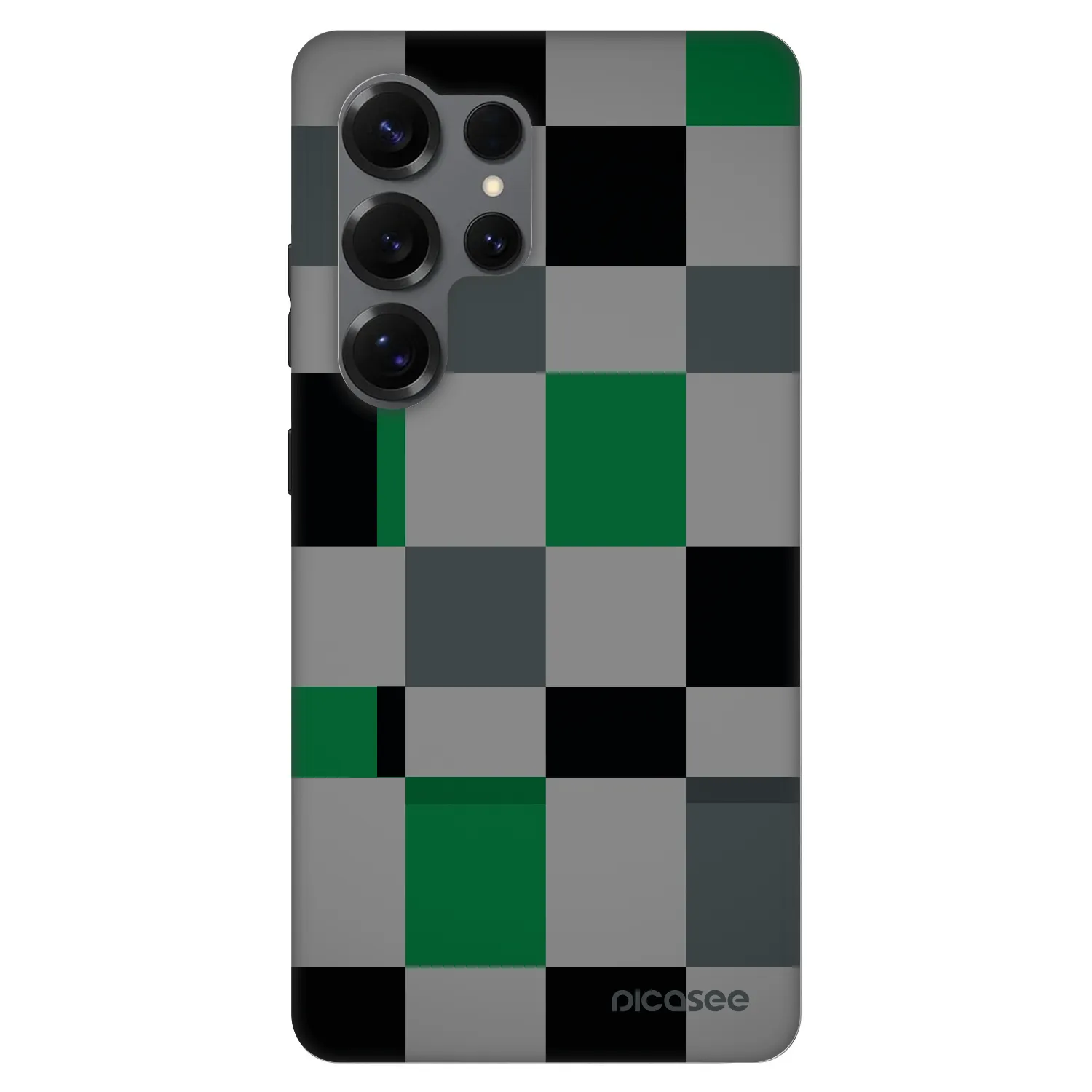 Picasee Fashion Case PowerShare pro Samsung Galaxy S25 Ultra 5G - Block Grid
