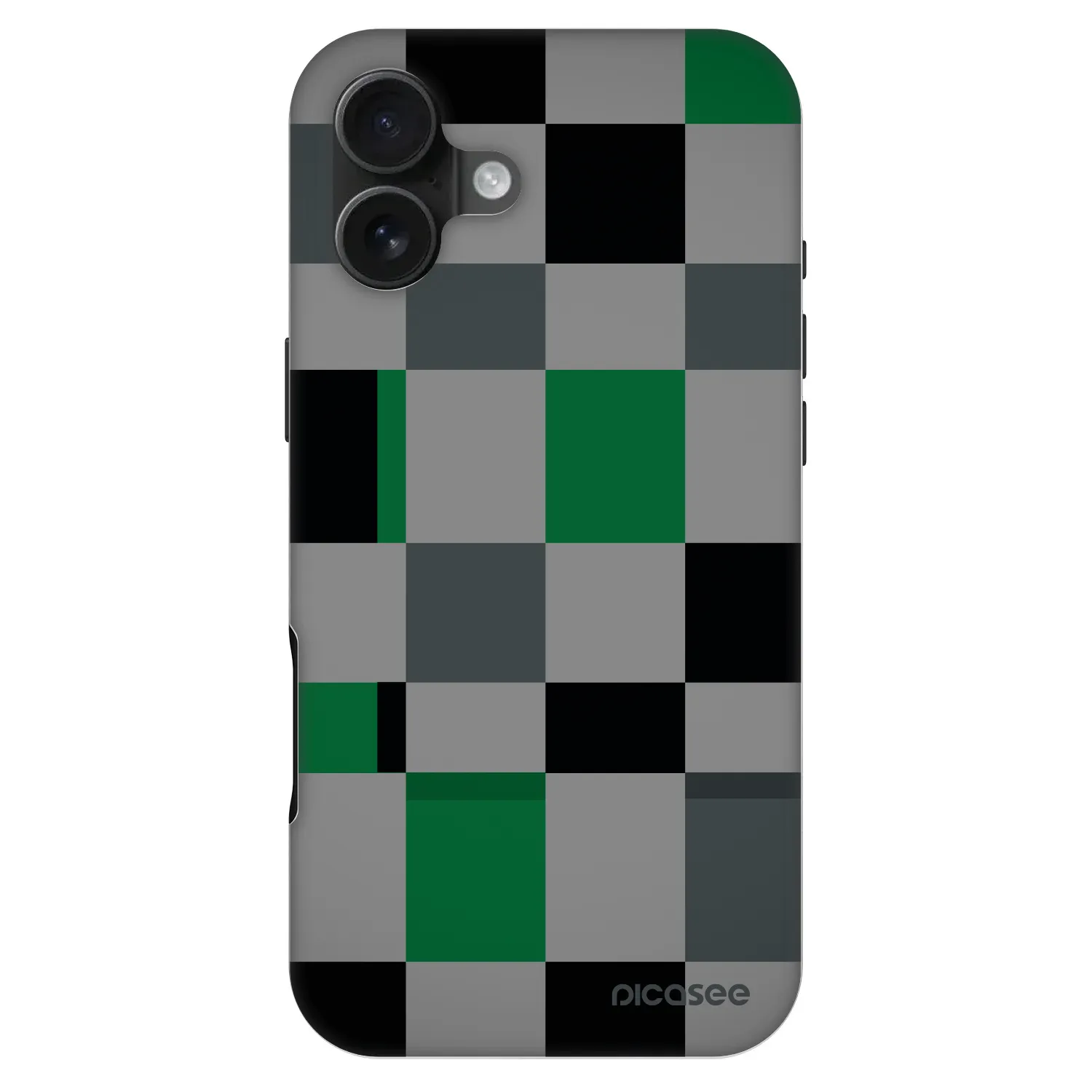 Picasee Fashion Case MagSafe für Apple iPhone 16 Plus - Block Grid