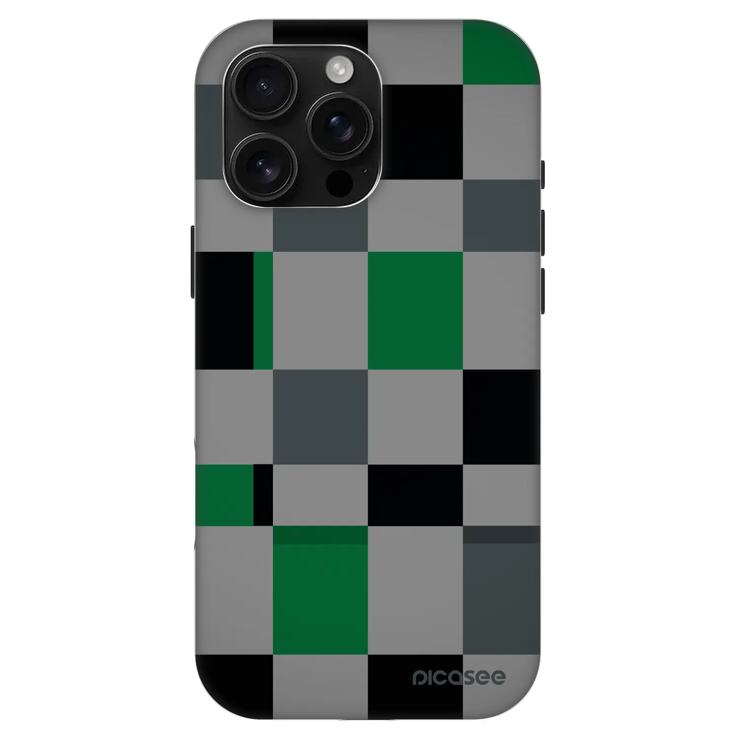 Picasee Fashion Case MagSafe für Apple iPhone 16 Pro Max - Block Grid