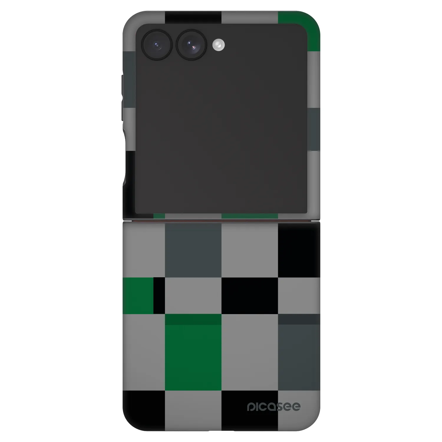 Picasee Fashion Case für Samsung Galaxy Z Flip7 5G - Block Grid