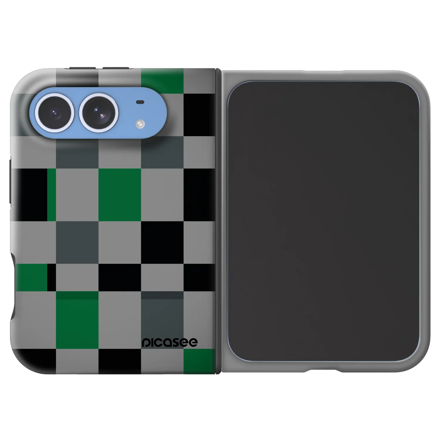 Picasee Fashion Case MagSafe für Apple iPhone Duo - Block Grid