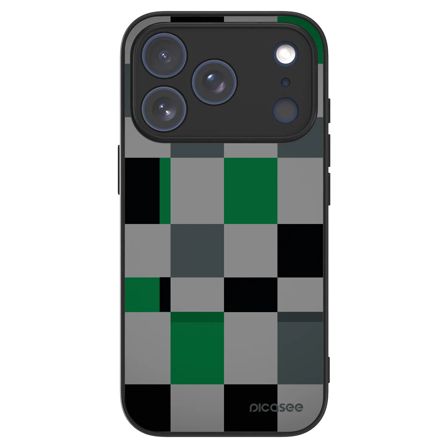 Picasee ULTIMATE CASE MagSafe für Apple iPhone 18 Pro - Block Grid