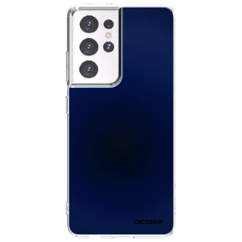 Picasee Samsung Galaxy S21 Ultra 5G G998B Hülle - Transparentes Silikon - Deep Ocean