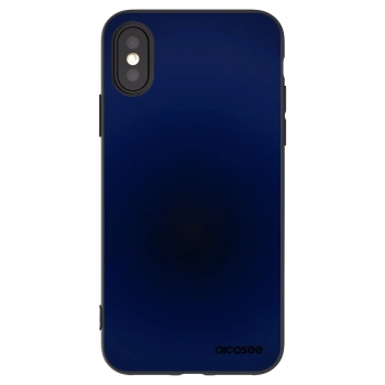Picasee Apple iPhone X/XS Hülle - Schwarzes Silikon - Deep Ocean
