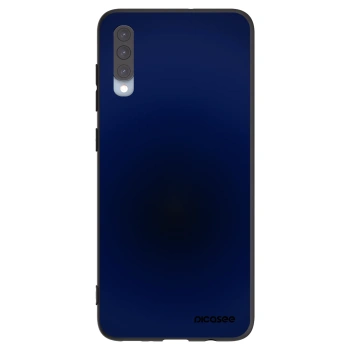 Picasee Samsung Galaxy A70 A705F Hülle - Schwarzes Silikon - Deep Ocean