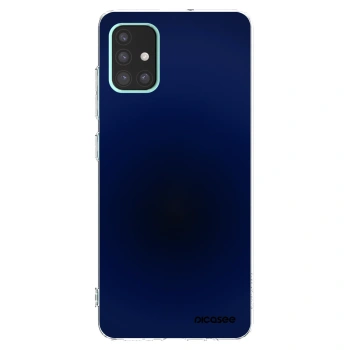 Picasee Samsung Galaxy A51 A515F Hülle - Transparentes Silikon - Deep Ocean