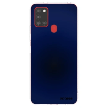 Picasee Samsung Galaxy A21s Hülle - Transparentes Silikon - Deep Ocean