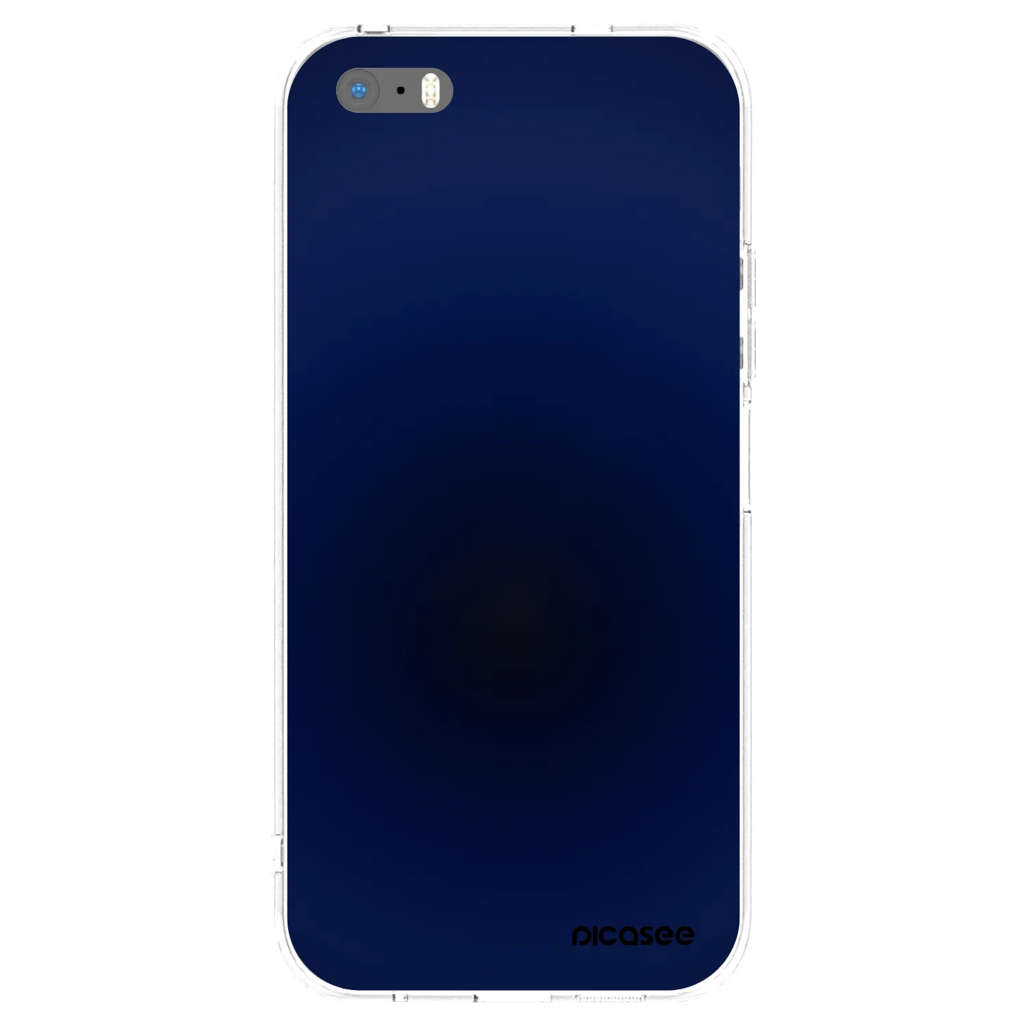 Picasee Apple iPhone 5/5S/SE Hülle - Transparentes Silikon - Deep Ocean