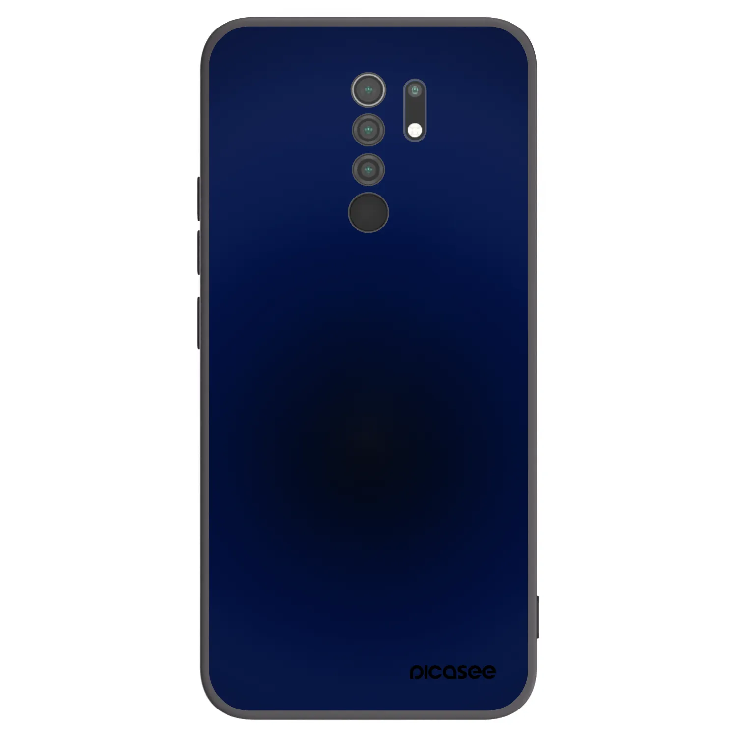 Picasee Xiaomi Redmi 9 Hülle - Schwarzes Silikon - Deep Ocean