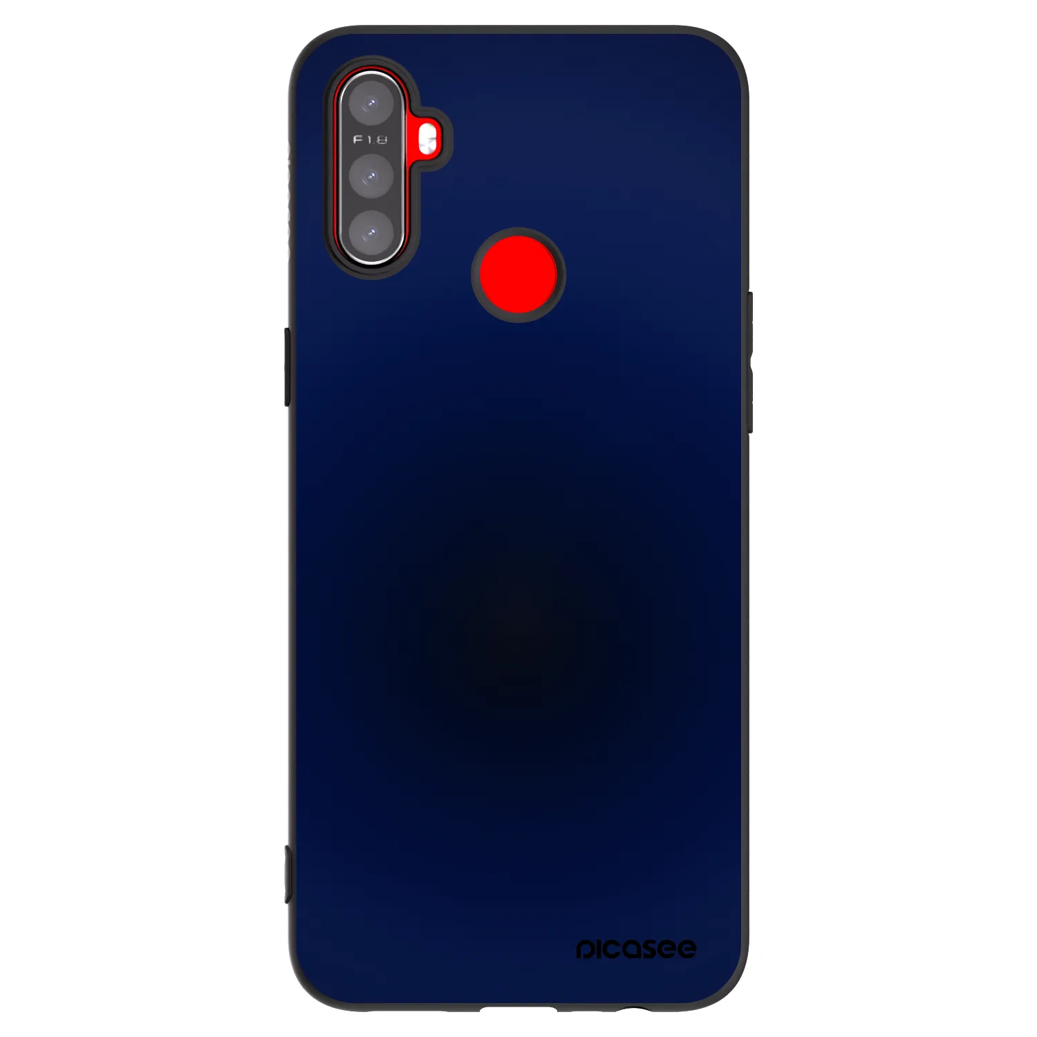 Picasee Realme C3 Hülle - Schwarzes Silikon - Deep Ocean