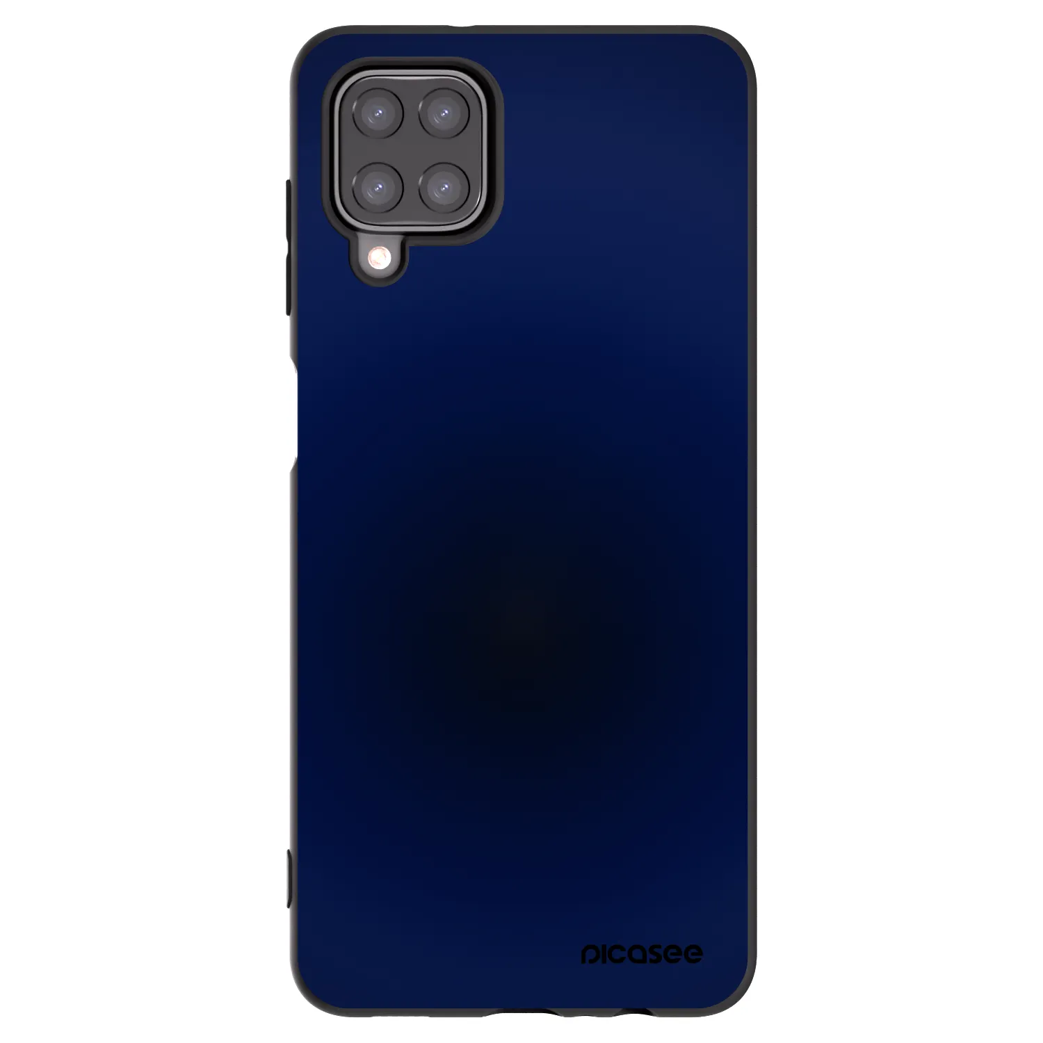 Picasee Samsung Galaxy A12 A125F Hülle - Schwarzes Silikon - Deep Ocean