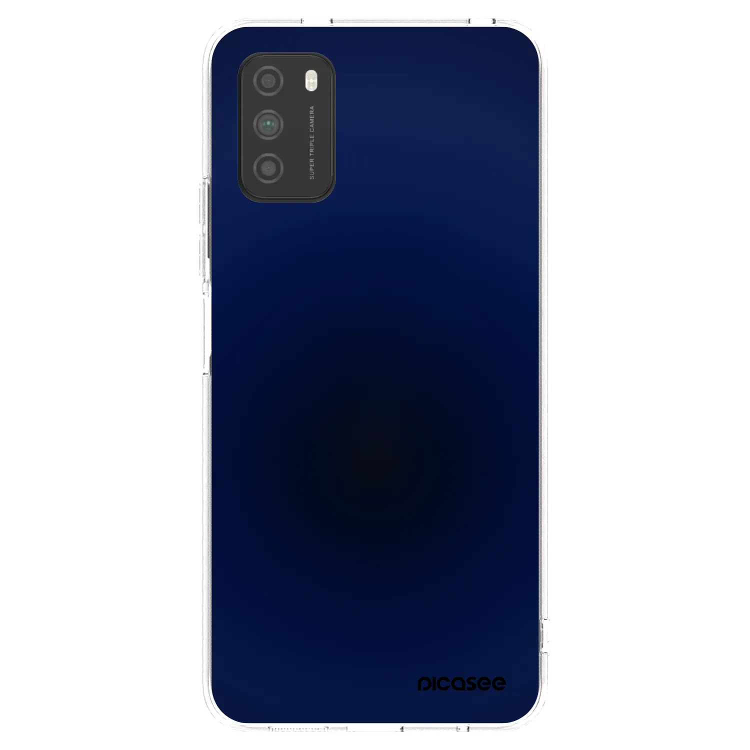 Picasee Xiaomi Poco M3 Hülle - Transparentes Silikon - Deep Ocean